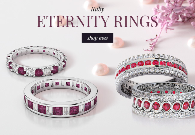 Ruby Eternity Rings