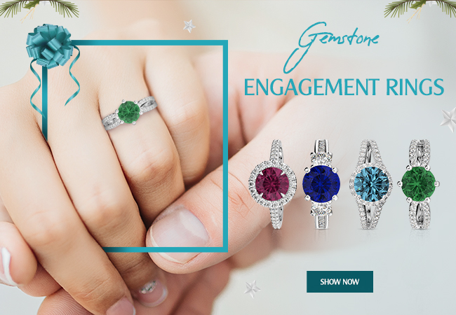 Gemstone Engagement Rings