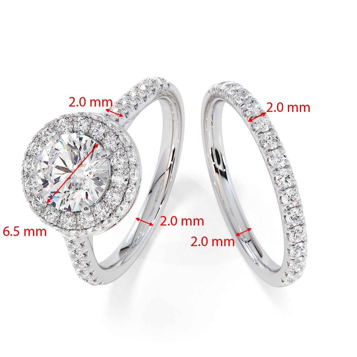 Gold / Platinum Yellow Sapphire and Diamond Engagement Ring RZ3420