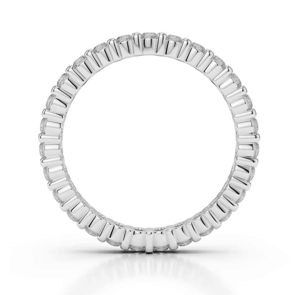 2 MM Gold / Platinum Diamond Full Eternity Ring AGDR-1092