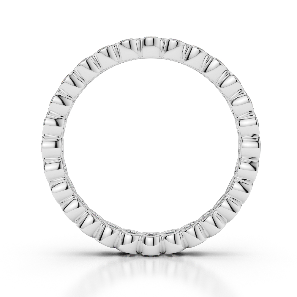 2.5 MM Gold / Platinum Diamond Full Eternity Ring AGDR-1099