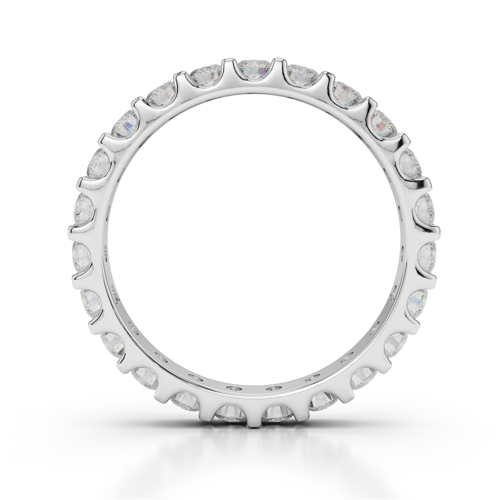 2.5 MM Gold / Platinum Diamond Full Eternity Ring AGDR-1105