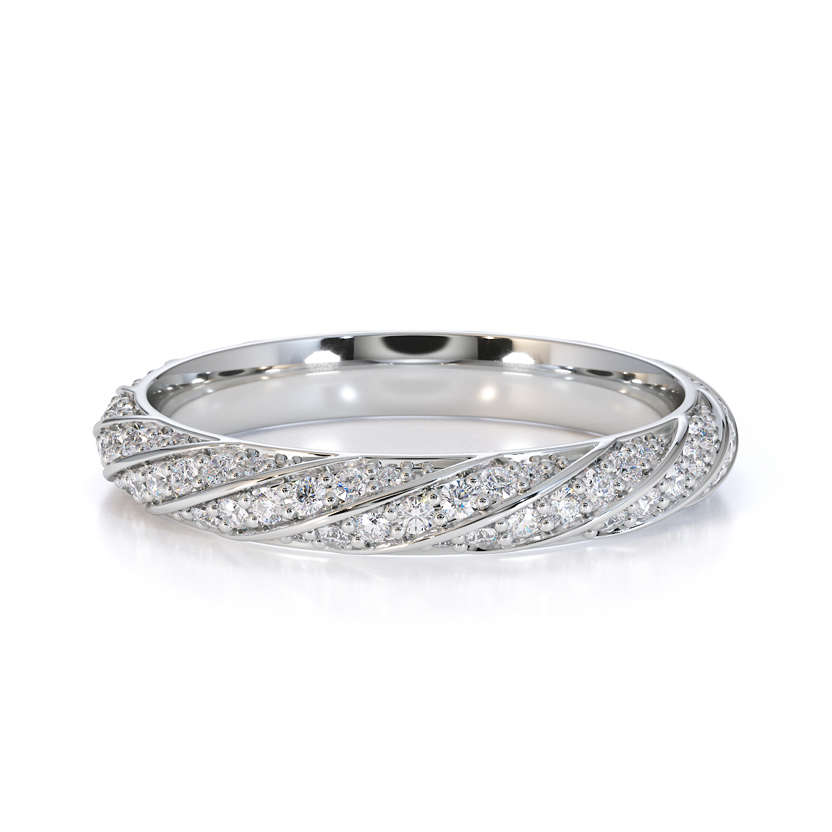 Gold / Platinum Diamond Full Eternity Ring RZ1528