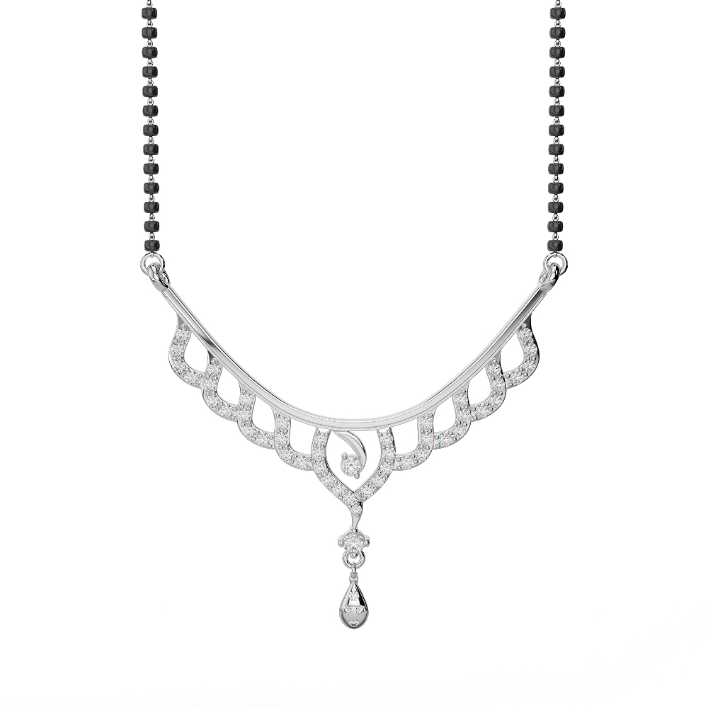 Platinum diamond mangalsutra hotsell
