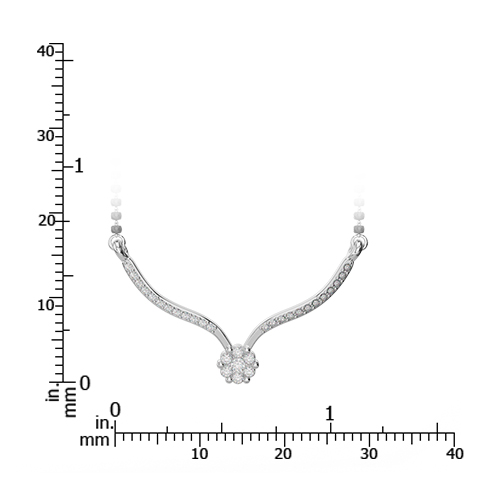 Gold / Platinum Diamond Mangalsutra Necklace IMS-1749