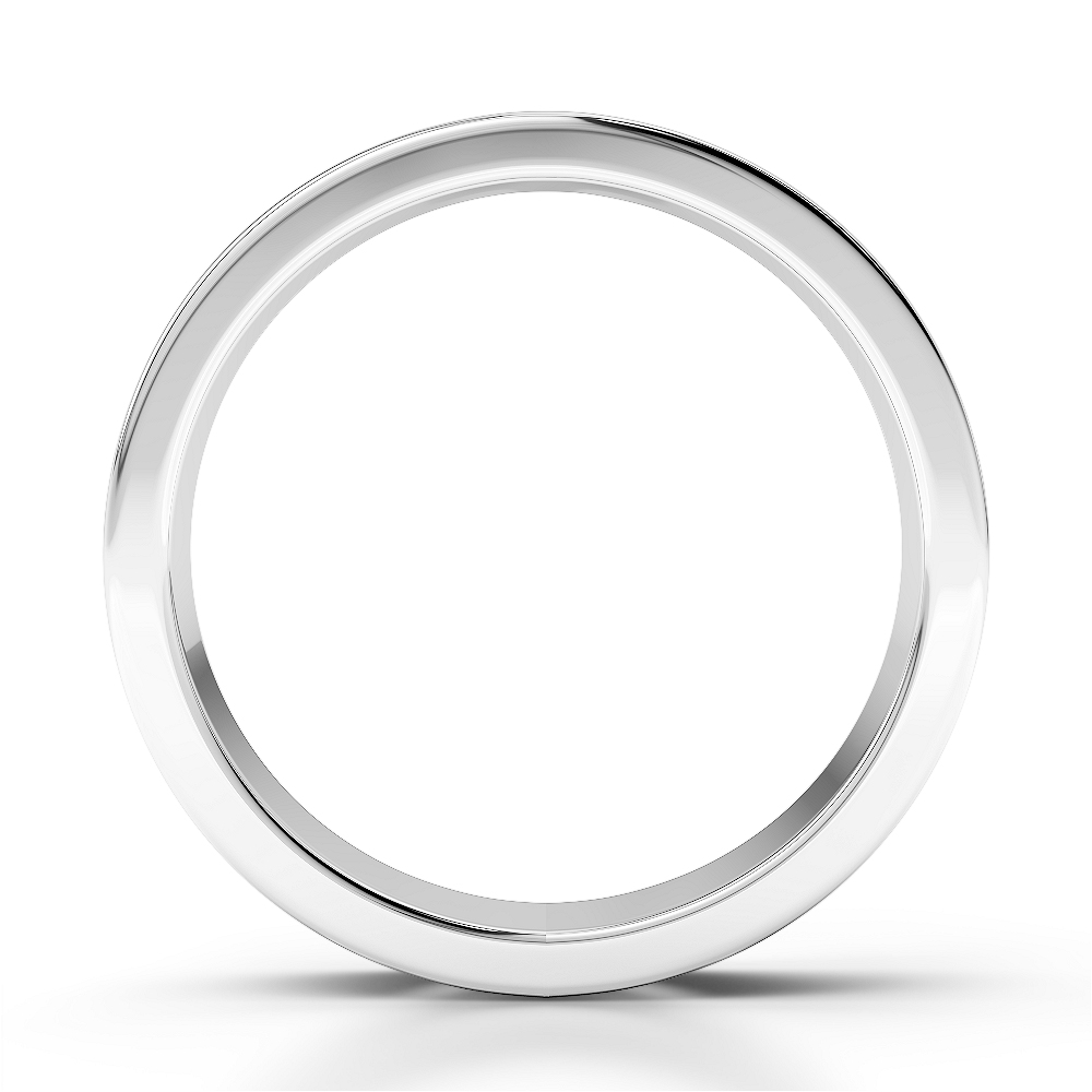 Gold / Platinum Diamond Mens Wedding Ring 5 mm AGDR-1265