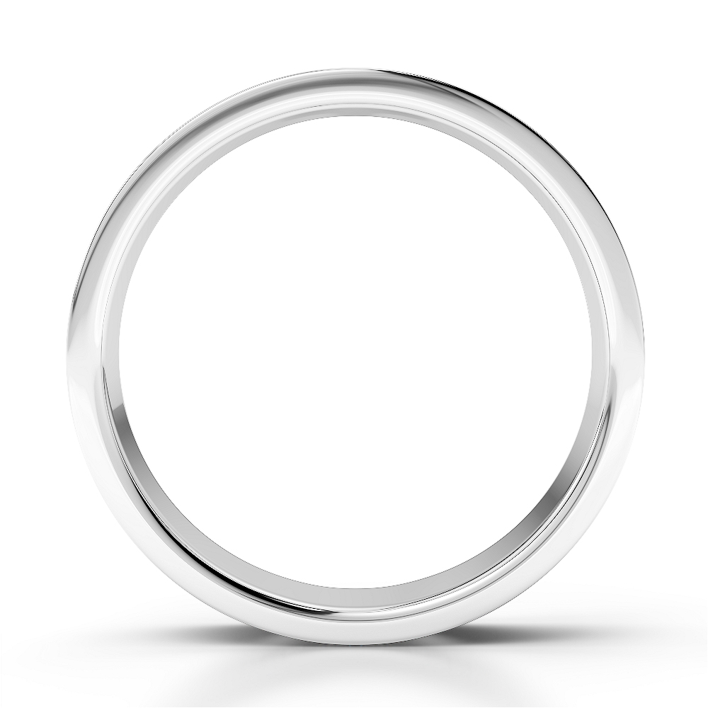 Gold / Platinum Diamond Mens Wedding Ring 5 mm AGDR-1280
