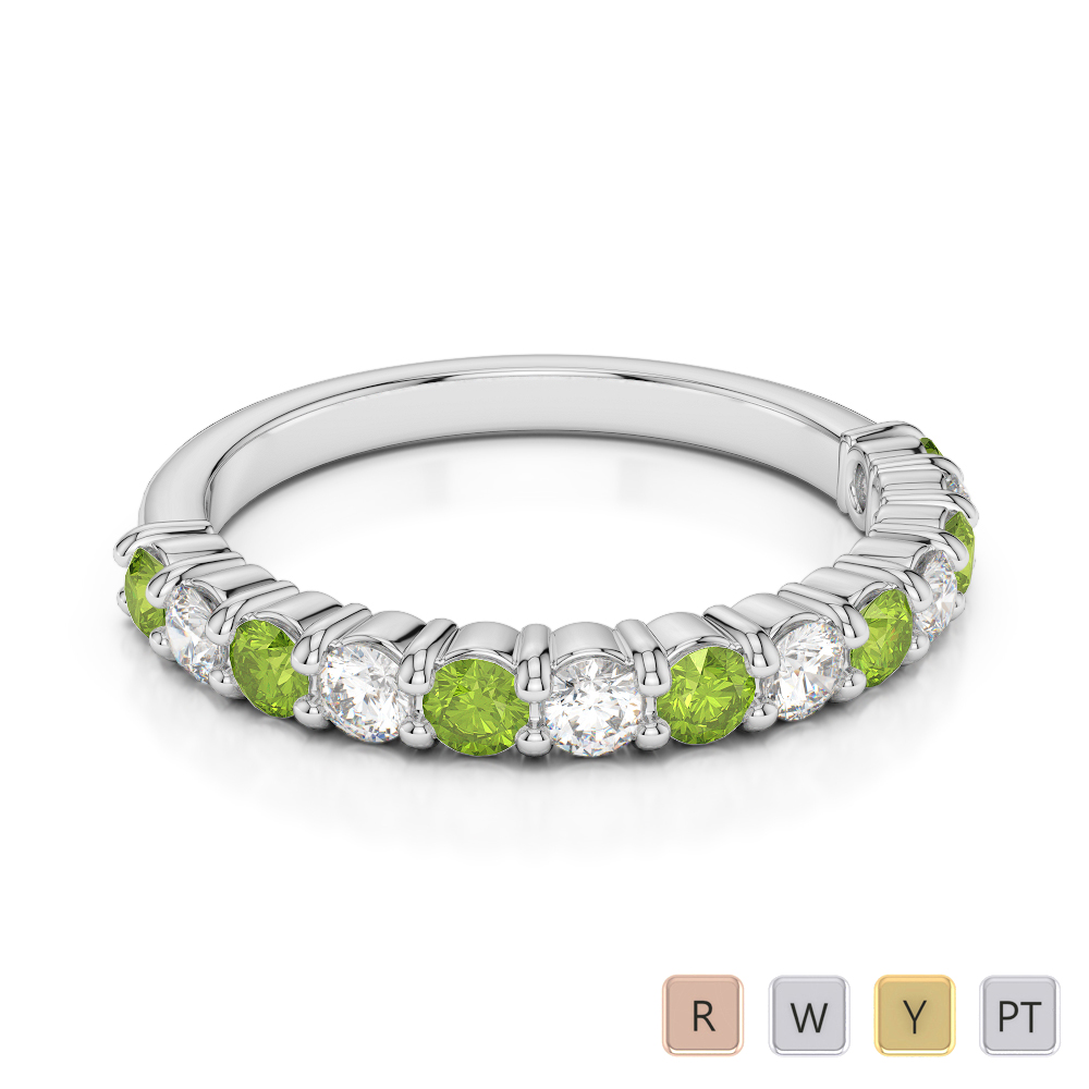 Peridot shop eternity ring