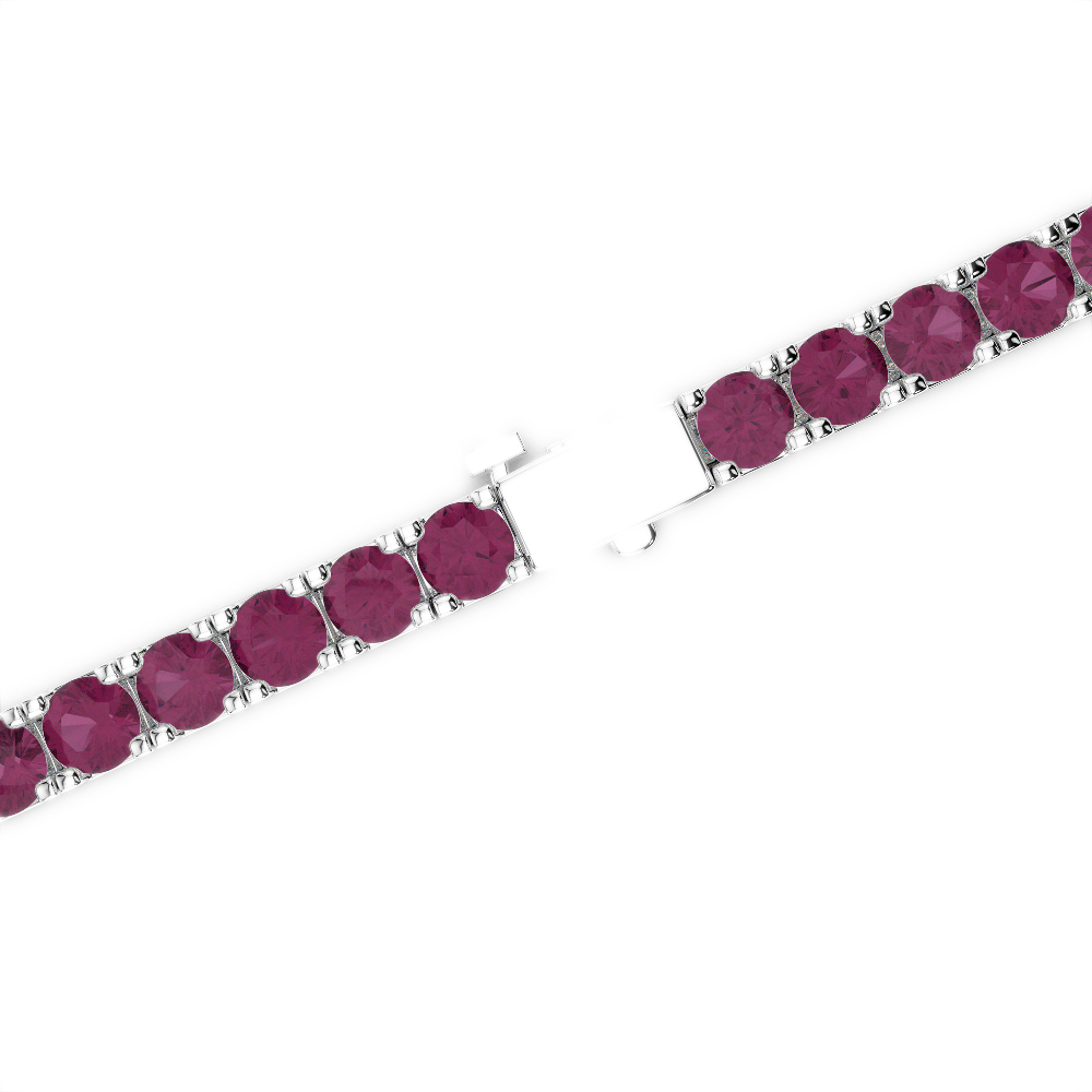 7 Ct Ruby Bracelet in Gold/Platinum AGBRL-1019