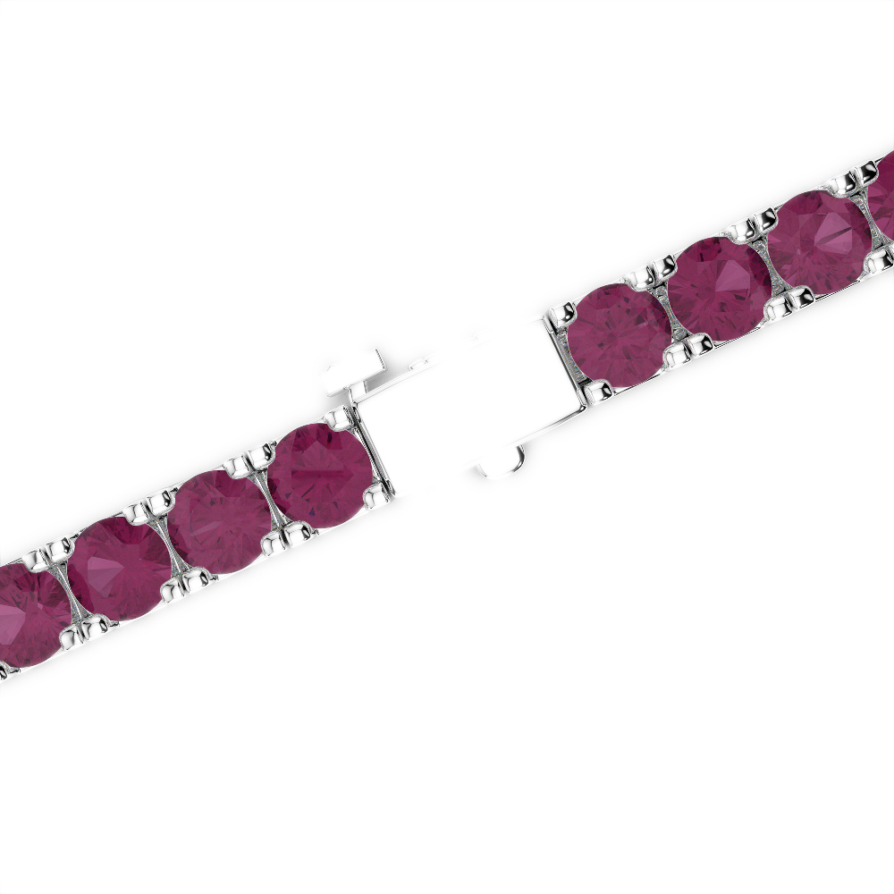 14 Ct Ruby Bracelet in Gold/Platinum AGBRL-1021