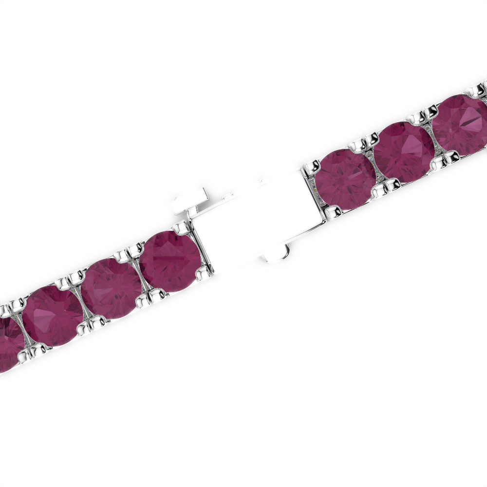 15 Ct Ruby Bracelet in Gold/Platinum AGBRL-1022
