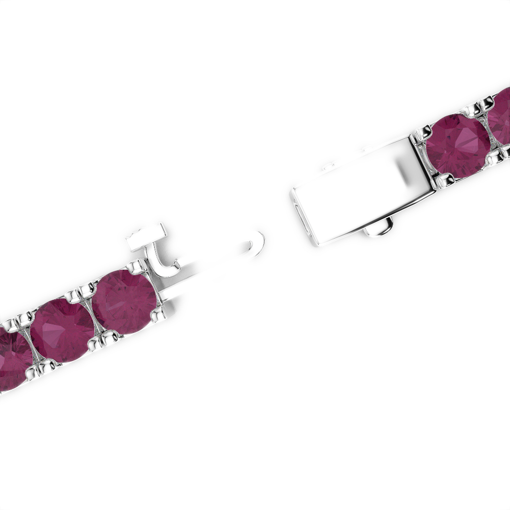 15 Ct Ruby Bracelet in Gold/Platinum AGBRL-1022