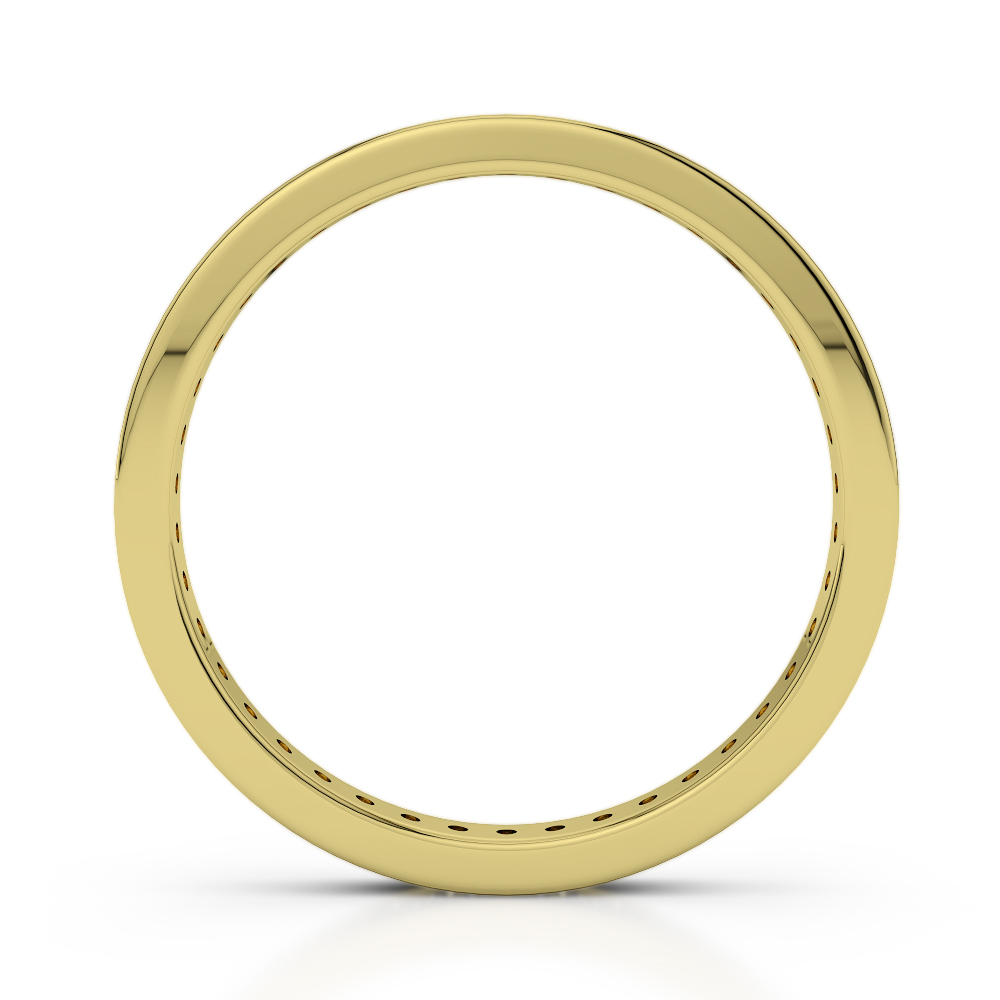 2.5 MM Gold / Platinum Round Cut Peridot and Diamond Full Eternity Ring AGDR-1086